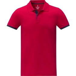 Elevate Morgan Short-Sleeved Polo Shirt - Mens - Rouge/Noir/Blanc