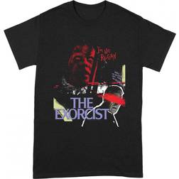 Exorcist Unisex Adult The Scratched T-Shirt (Black/Blue/Red)