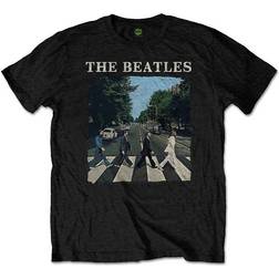 ROCK OFF The Beatles: Unisex T-Shirt/Abbey Road & Logo (Retail Pack) (XX-Large)