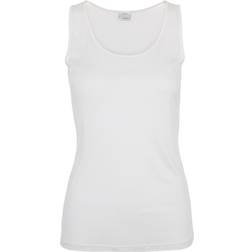 Lady Avenue Silk Jersey Tank Top - Zwart Zijde