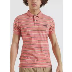 Superdry Organic Cotton Vintage Feeder Stripe Polo Shirt