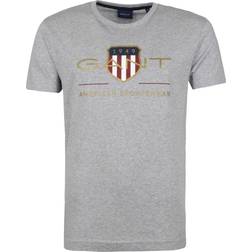 Gant Archive Shield SS T-shirt - Gris