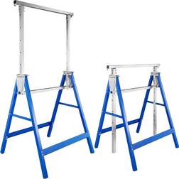 tectake Scaffolding trestle set 2 PCs. trestle, builders trestles, trestle legs