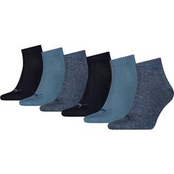 Puma Unisex Quarter Socks - White