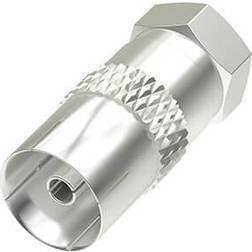Hama Antenne/SAT adapter stik (F-stik Han/Coax Hun)