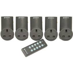 Mercury RC5 Set of 5 RF controlled socket(350.115UK)
