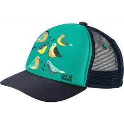 Jack Wolfskin Kid's Animal Mesh Cap - Deep Mint