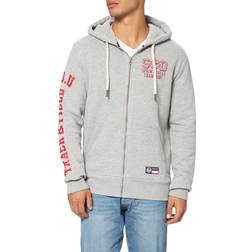 Superdry Track & Field Hættetrøje - Grafik/Lynlås