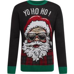 Urban Classics HoHoHo Neulepaita - Beige/Vihreä/Punainen/Musta/Valkoinen