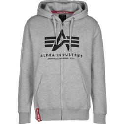 Alpha Industries Basic Zip Sweatshirt - Grey