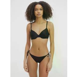 Calvin Klein Sheer Marquisette T-shirt Bra - Black