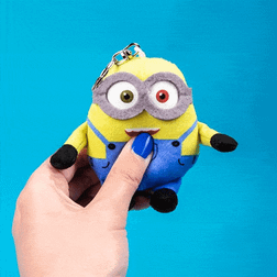 Fizz Creations Minions Talking Plush Keyring