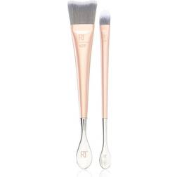 Real Techniques Makeup Brushes Prep Brushes Skincare Brush Duo Gavesæt Face Brush RT 107 Eye Brush RT 109 1 Stk