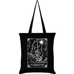 The Hanged Man Tote Bag (One Size) (Black/White) Deadly Tarot