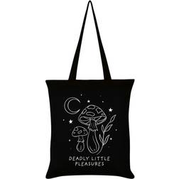 Grindstore Deadly Little Pleasures Tote Bag (One Size) (Black/White)