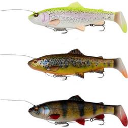 Savage Gear 4d Line Thru Rattle Sinking Soft Lure 275 Mm 258g Flerfarvet
