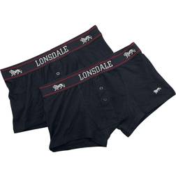 Lonsdale Oakworth Pack Of 2 - Noir