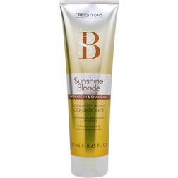 Creightons Sunshine Blonde Extra Moisturising Conditioner Made with argan & chamomile to rehydrate, brighten and smooth, Enhances natural & colour treated blondes 250ml