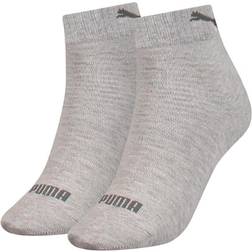 Puma Damen Quarter-Socken 2er-Pack, Schwarz, GrÃ¶ÃŸe: 35-38, Kleidung