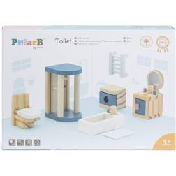 Polar B Dollhouse Furniture Toilet