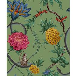 Belgravia Decor Forbidden Fruit Green Wallpaper