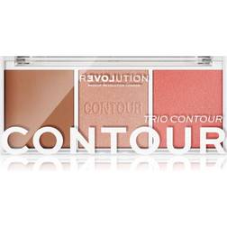 Revolution Beauty Relove Colour Play Contour Trio Palette Sugar