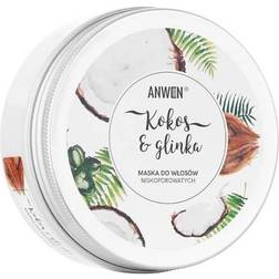 Anwen niskoporowatych hår maske kokos og ler 200ml