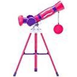 Learning Resources Educational Insights GeoSafari Jr. Pink My First Telescope STEM Toy Preschooler Science Toy Gift for Boys & Girls Ages 4 5 6