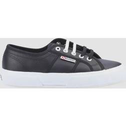 Superga 2750 Leather Sneakers - Black/White