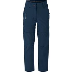Vaude Kid's Zip Off Pants Slim Fit - Blå