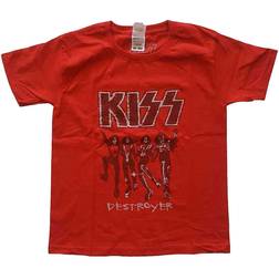 Kiss Kids T-Shirt: Destroyer Sketch (11-12 Years)
