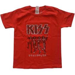 Kiss Little Boys Destroyer Sketch Childrens T-shirt 10T