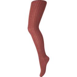 mp Denmark Wool Rib Tights - Dark Brick