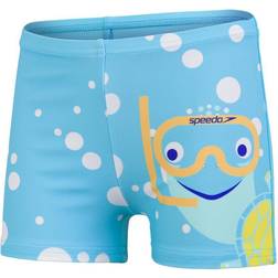 Speedo Aquashort JR badshorts TOMMY TURTLE TURQ/BRIGHT YELLW Barn