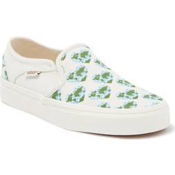 Vans Women's Asher Trainers, (Checkerboard) Freesia/White