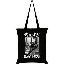 Over-Thinker Tote Bag (One Size) (Black/White/Grey) Tokyo Spirit