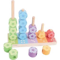 Bigjigs Toys First Flower Stacker