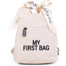 Childhome My First Bag Teddy Off White mochila infantil 20x8x24 cm