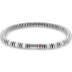 Tommy Hilfiger Jewelry Men's Hematite Beaded Bracelet 2790381