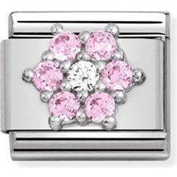 Nomination CLASSIC Flower Crystal Charm 330322/03