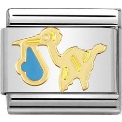 Nomination Classic & Sky Stork Charm