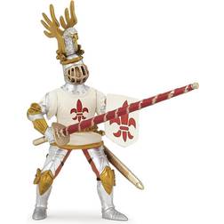 Papo Hvid Ridder Fleur De Lys H: 11,4 cm OneSize Legetøj