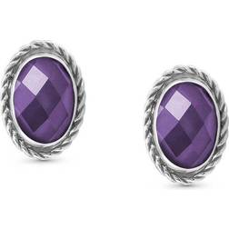 Nomination & CZ Oval Earrings