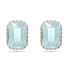Swarovski Orbita Octagon Cut Örhängen - Grön