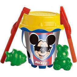 Unice Toys 6 Seaux de plage Mickey Mouse en plastique multicouleur