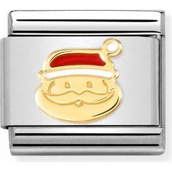 Nomination Classic Composable Christmas Face of Santa Claus Charm