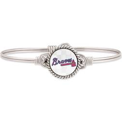 Luca + Danni Women's Atlanta Braves Petite Bangle Bracelet