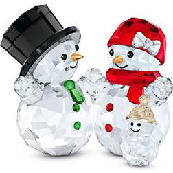 Swarovski Snowman Family Christmas Tree Ornament