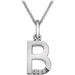 Hot Diamonds Initial A-Z Pendant Necklace - Silver/Diamonds