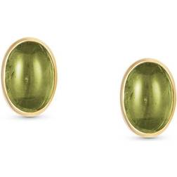 Nomination 18ct & Peridot Oval Earrings